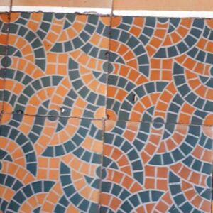 Carrelage Ciment Céramique Ancien Mosaïque & Vague Réf 008