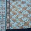 Carrelage Ciment Céramique Ancien MosaÏque Turquoise Orange Réf 014 – Image 2