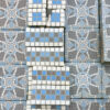 Carrelage Céramique Ancien Motif : Rosace Mosaïque Bleue Réf 032 - 31m2 – Image 2