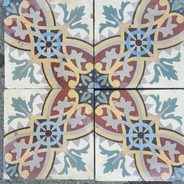 Carrelage Ciment Céramique Ancien Réf 117