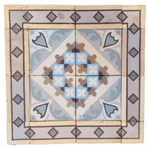 Carrelage Ciment Céramique Ancien  Réf 129
