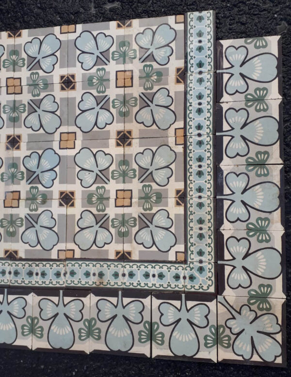 Carrelage Ciment Céramique Ancien  Réf 130