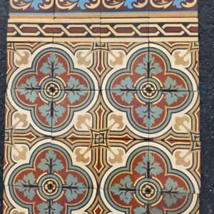 Carrelage Ciment Céramique Ancien  Réf 142  Collégiale - 8m2