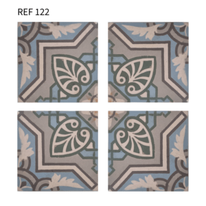 Carrelage céramique Ancien Réf 122 - 16,50 M2