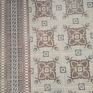 Carrelage Ciment Céramique Ancien  Réf 146  Petite Mosaïque - 16m2