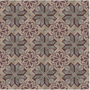 Carrelage Ciment Céramique Ancien  Réf 147 Fougère & Rosace - 7 m2