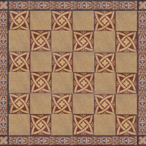Carrelage Ciment Céramique Ancien  Réf 135 Style motif médiéval - 12m2