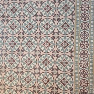 Carrelage Ciment Céramique ancien Floral/Arabesque Réf 182