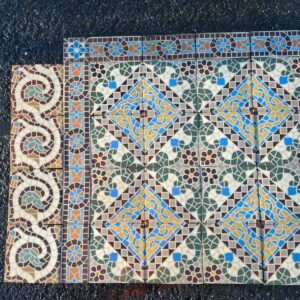 Carrelage Céramique Ancien  Réf 183 Mosaïque & Arabesque - 33 M2